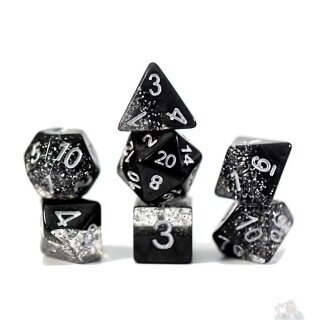 Halfsies Dice Glitter Edition Black