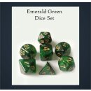 Legendary Emerald Green Dice Set (7)