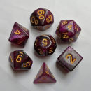 Legendary Rhodonite Pink Dice Set (7)