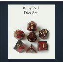 Legendary Ruby Red Dice Set (7)