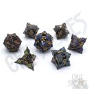 Nocturnal Aether Metal RPG Dice Set (7)