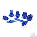 PolyHero Rogue 8 Dice Set Sapphire Scoundrel