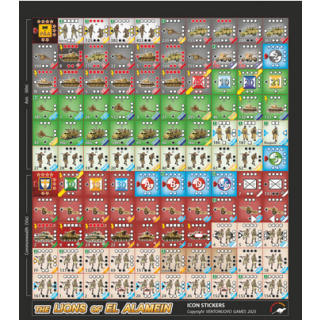 Lions of El Alamein: Icon Stickers (EN)
