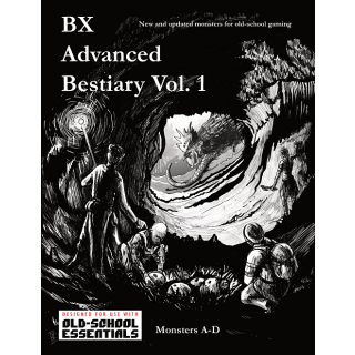 Old School Essentials RPG: BX Advanced Bestiary Vol. 1 Hardcover (EN)