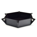 CritStones Foldable Dice Tray - Dragon Skin Edition - Black