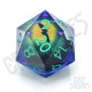 Forest Dragons Gaze 33mm Floating Eye D20
