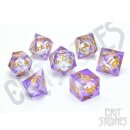 Arcane Sparkle Liquid Core RPG Dice Set (7)