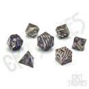 Arcanists Aura Metal RPG Dice Set (7)