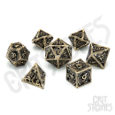 Dragons Legacy Hollow Metal RPG Dice Set (7)