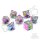 Eldritch Iris Electroplated Floating Eye RPG Dice Set (7)
