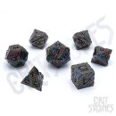 Elysian Trails Metal RPG Dice Set (7)