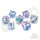 Fantasia Fluid Electroplated Liquid Core RPG Dice Set (7)