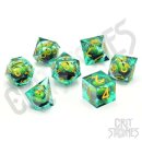 Forest Dragons Gaze Floating Eye RPG Dice Set (7)