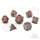 Fractured Fate Metal RPG Dice Set (7)