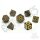 Gilded Nightshade Metal RPG Dice Set (7)