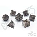 Lava Flow Metal RPG Dice Set (7)