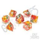 Meadow Bloom Sharp Edge Resin RPG Dice Set (7)
