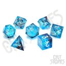 Mermaids Maelstrom Liquid Core RPG Dice Set (7)