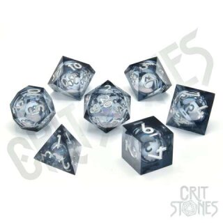 Nebula Night Liquid Core RPG Dice Set (7)