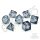 Nebula Night Liquid Core RPG Dice Set (7)
