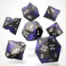 Nocturnum Dracona Metal RPG Dice Set (7)