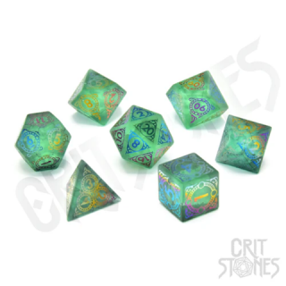 Oracles Oath Glass RPG Dice Set (7)