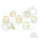 Prismatic Fantastic Glass RPG Dice Set (7)