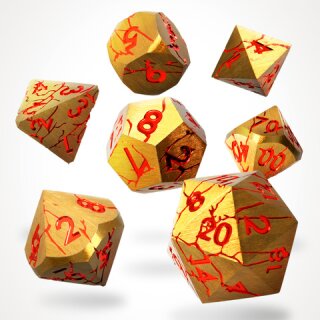 Rage Within Metal RPG Dice Set (7)