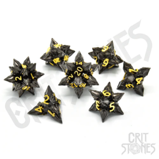 Royal Bane Metal RPG Dice Set (7)