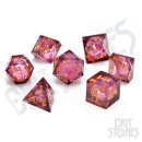 Royal Nebula Liquid Core RPG Dice Set (7)