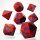 Ruptured Hell Metal RPG Dice Set (7)