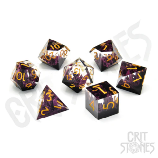 ShadowSpire Sharp Edge Resin RPG Dice Set (7)