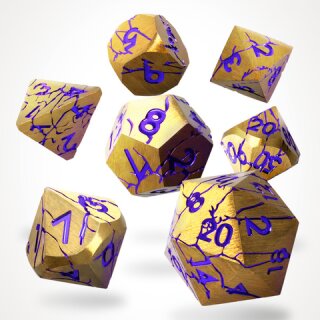 Shattered Sigils Metal RPG Dice Set (7)
