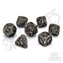 Soulreaper Hollow Metal RPG Dice Set (7)