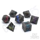 Spectrum Trails Metal RPG Dice Set (7)