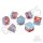 Spring Bliss Sharp Edge Resin RPG Dice Set (7)
