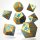 Sundered Spells Metal RPG Dice Set (7)