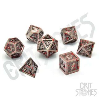 The Gladiator Metal RPG Dice Set (7)