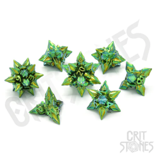 Unholy Bane Metal RPG Dice Set (7)