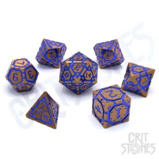 Wiztech Gears Metal RPG Dice Set (7)