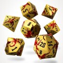 Wyrmgold Metal RPG dice set (7)