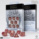 Game of Thrones Lannister Dice Set (8)