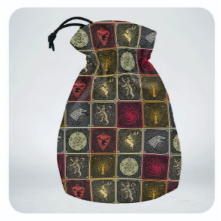 Game of Thrones The Sigils Pattern Dice Pouch