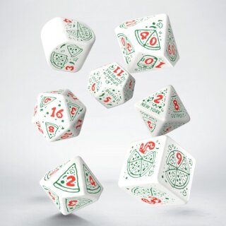 Pizza Dice Set Pepperoni (7)