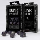 Runic Mixed-blue & gold Dice Set (7)