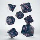 Sparkling Llama Dice Set (dark blue & pink) (7)