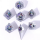Always Watching Dragons Eye Sharp Edge Resin Dice Set Chromatic (7)