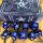 Elder Dice Astral Elder Sign Dice Blue Polyhedral Set Ley Silver (9)