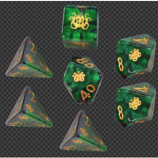 Elder Dice Brand of Cthulhu Glass and Wax Booster Pack (7)
