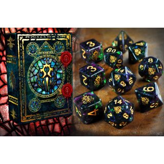 Elder Dice Crest of Dagon Glass and Wax Edition (10)